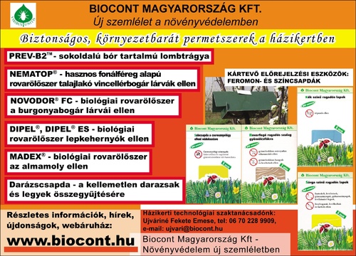 PREV-B2, a bór tartalmú lombtrágya - Aktuális növényvédelmi munkák